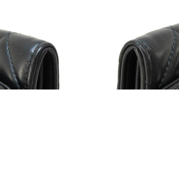 Chanel Matelasse Coco Mark Gold Metal Fittings Bifold Wallet - Picture 9 of 9